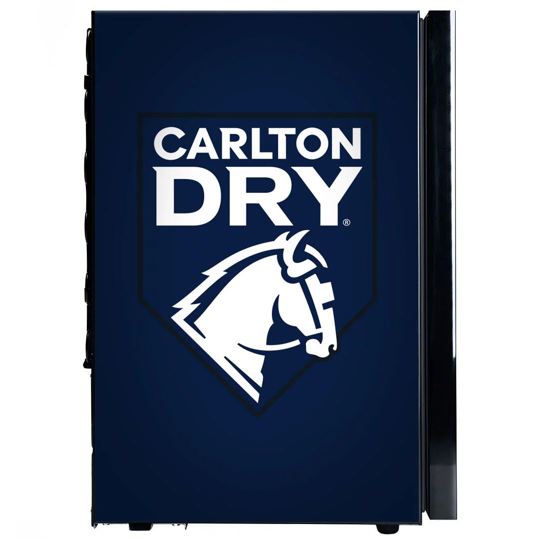 Carlton Dry Branded Glass Door Bar Fridge With Cool Frosted Door Logo - Model SC70-B-DRY - Image 3