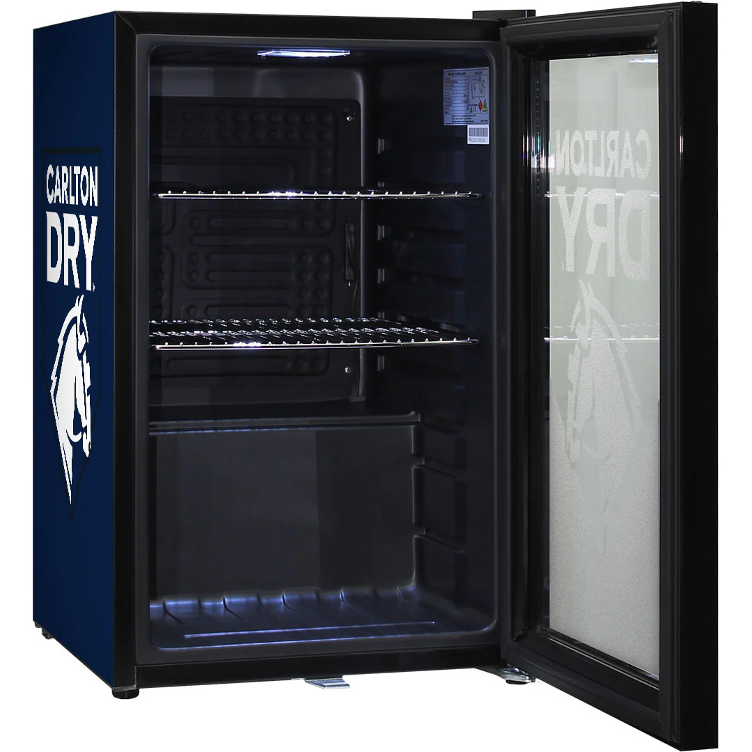 Carlton Dry Branded Glass Door Bar Fridge With Cool Frosted Door Logo - Model SC70-B-DRY - Image 5