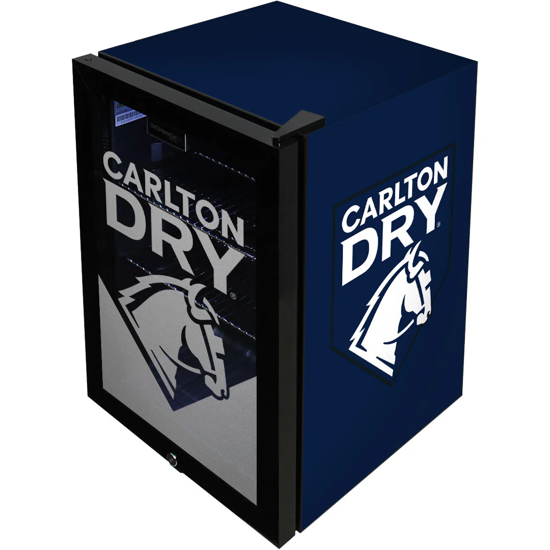 Carlton Dry Branded Glass Door Bar Fridge With Cool Frosted Door Logo - Model SC70-B-DRY - Image 8