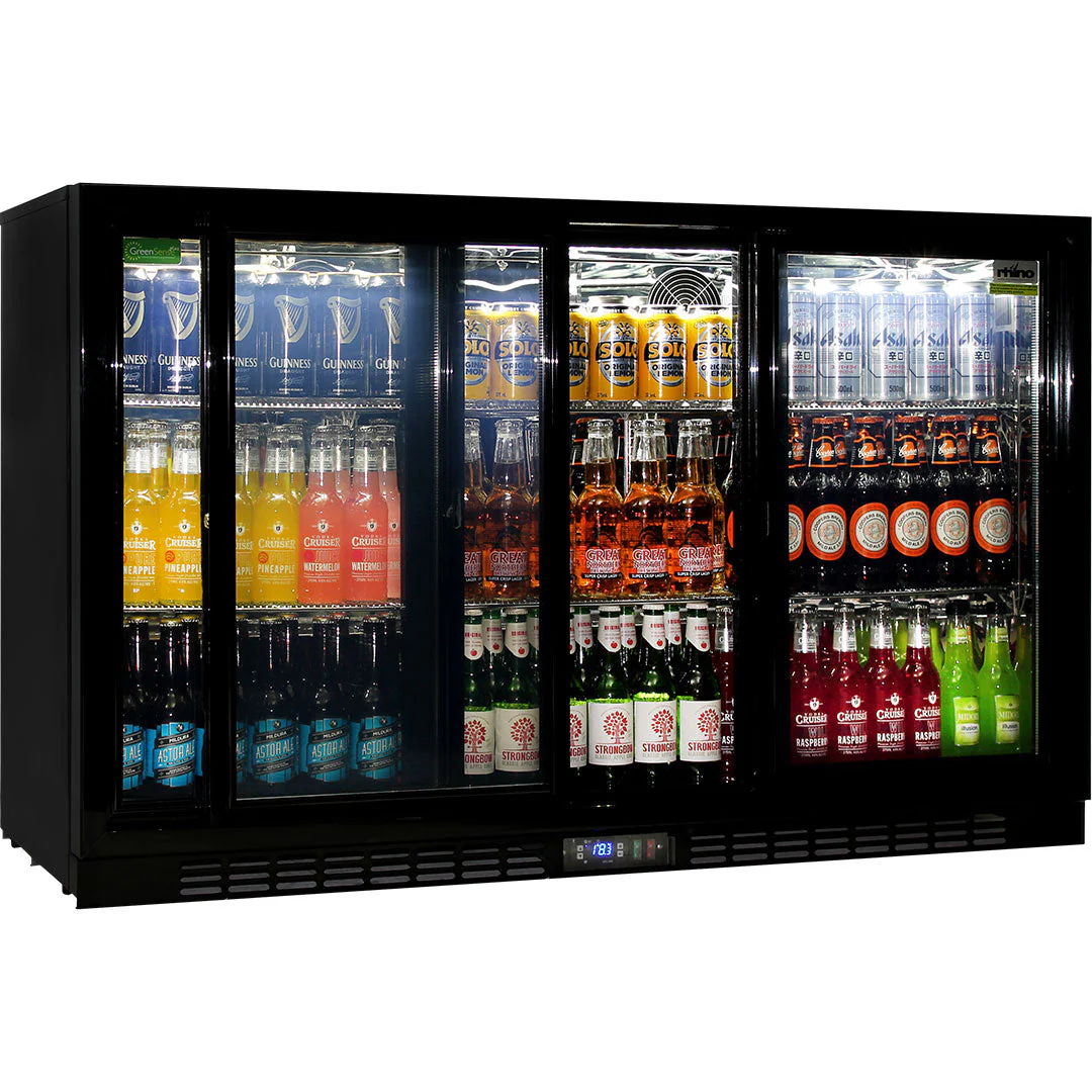 Commercial Under Bench 3 Sliding Doors Alfresco Glass Door Fridge With LG Compressor - Model SG3S-B - Image 5