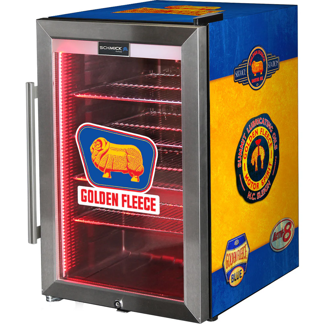 Golden Fleece Vintage Fuel Pump Branded Bar Fridge, Great gift idea! - Model SC70-FP-FLEECE - Image 6