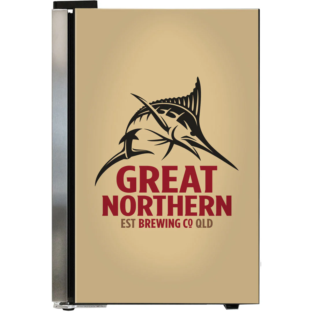 Great Northern branded bar fridge, Great gift idea! Great Entertaining Room Or Man Cave Item - Model SC70-SS-GNBC-GOLD - Image 5
