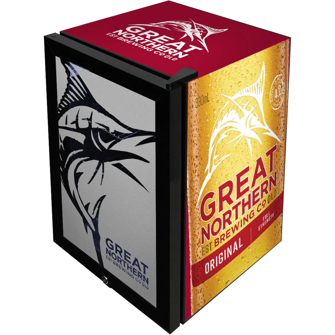 Great Northern Original Branded Glass Door Bar Fridge With Cool Frosted Door Logo - Model SC70-B-GNBC-ORIG - Image 10