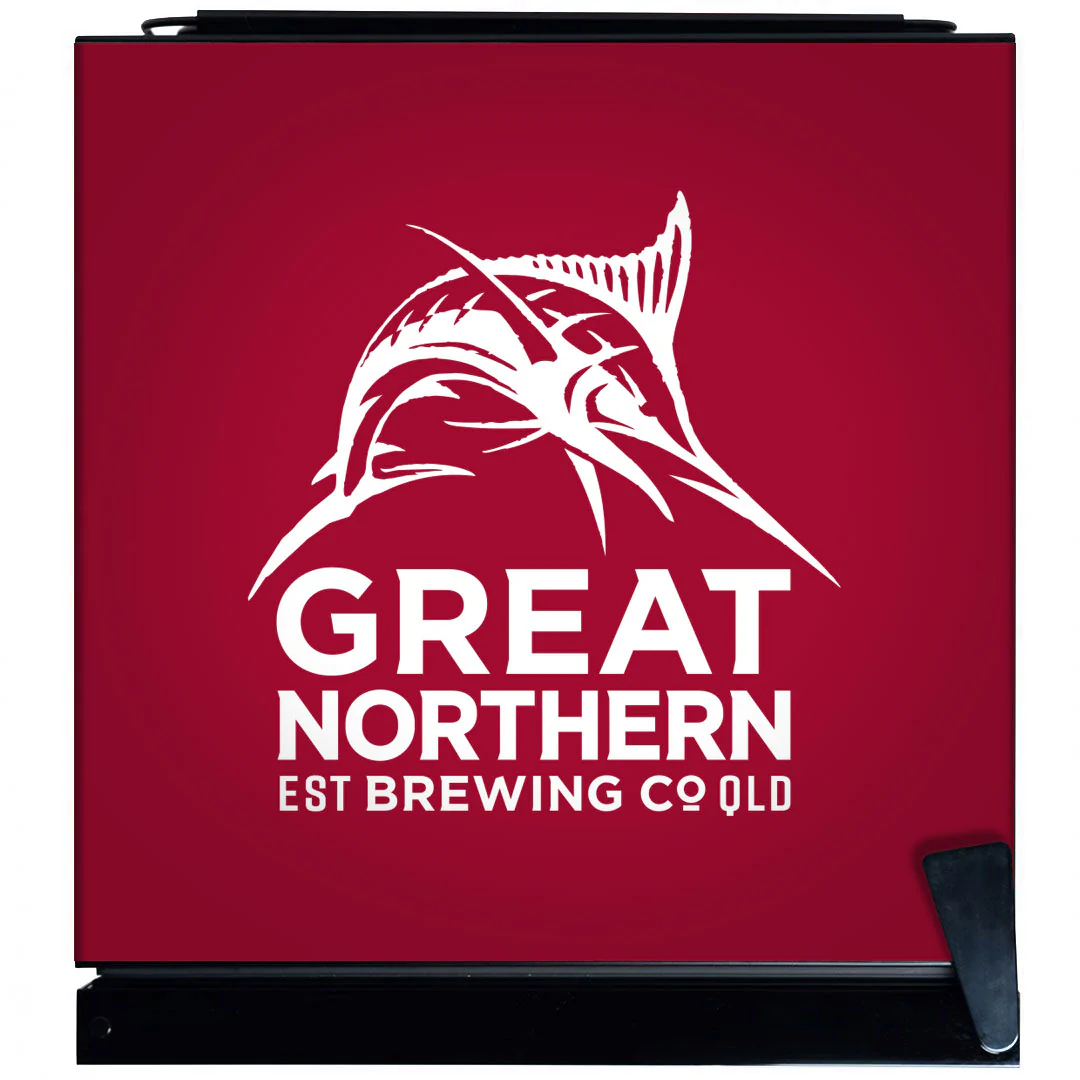 Great Northern Original Branded Glass Door Bar Fridge With Cool Frosted Door Logo - Model SC70-B-GNBC-ORIG - Image 3