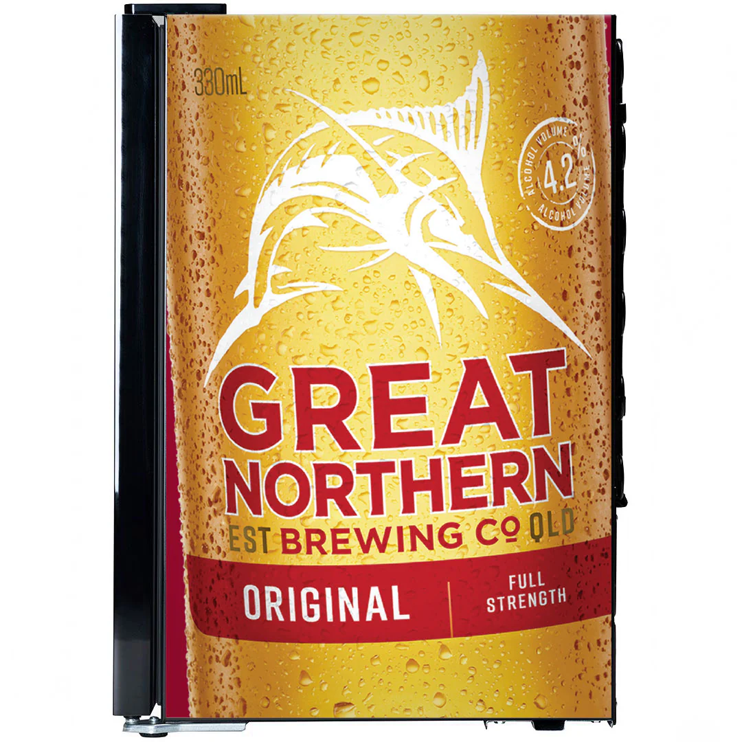 Great Northern Original Branded Glass Door Bar Fridge With Cool Frosted Door Logo - Model SC70-B-GNBC-ORIG - Image 6
