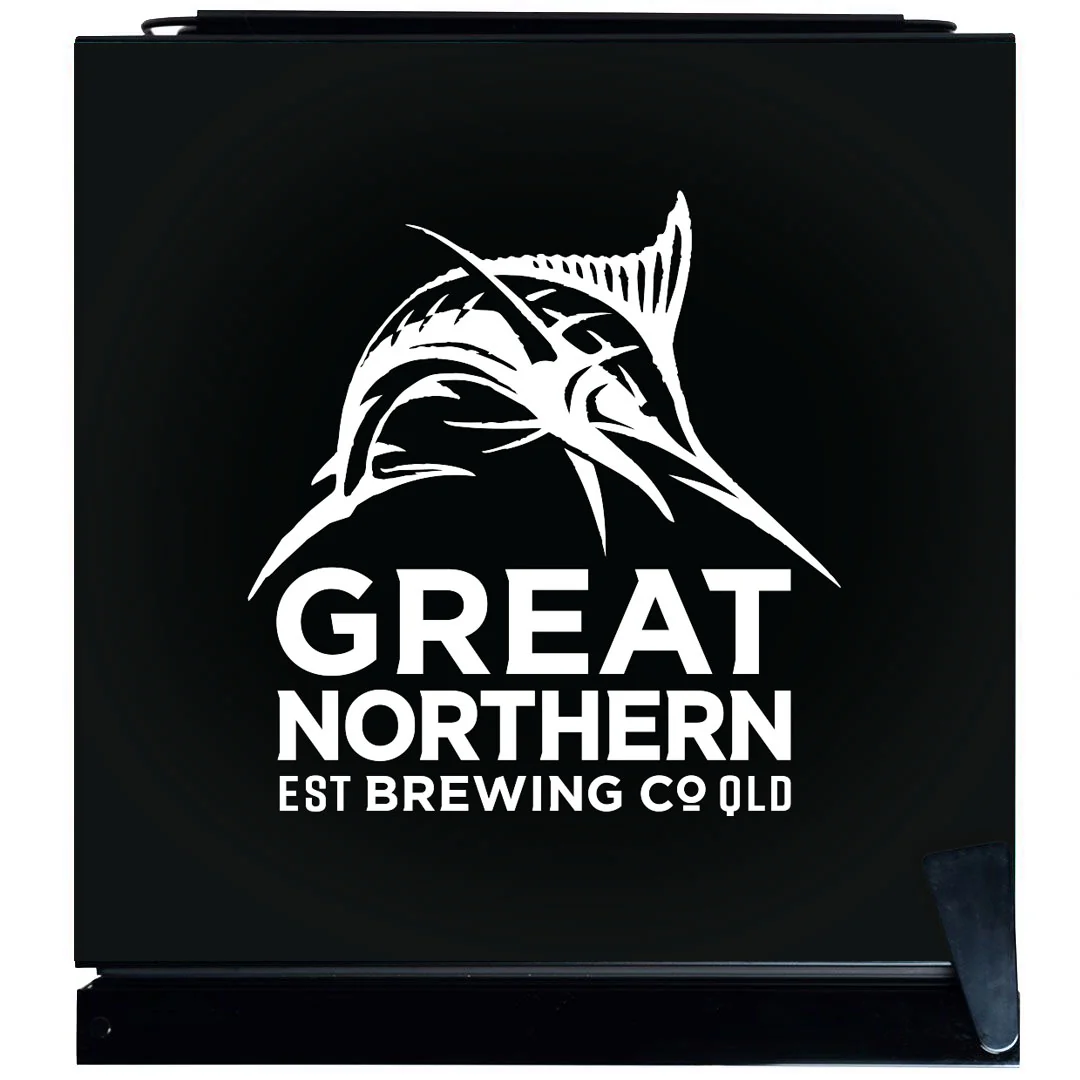Great Northern Super Crisp Branded Glass Door Bar Fridge With Cool Frosted Door Logo - Model SC70-B-GNBC-CRISP - Image 5