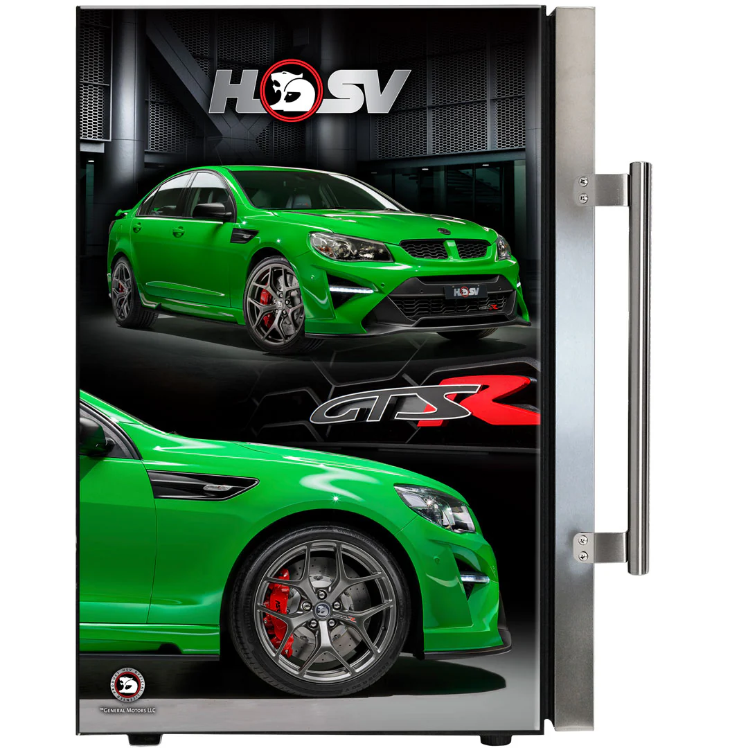 HSV GTSR branded bar fridge, Great gift idea! Add You Own Number Plate To Door! Model SC70-SS-GTSR - Image 3