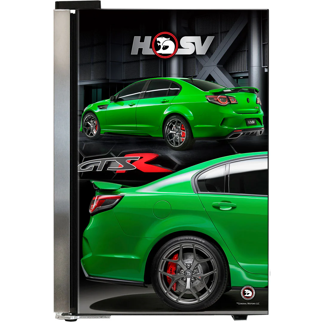 HSV GTSR branded bar fridge, Great gift idea! Add You Own Number Plate To Door! Model SC70-SS-GTSR - Image 4