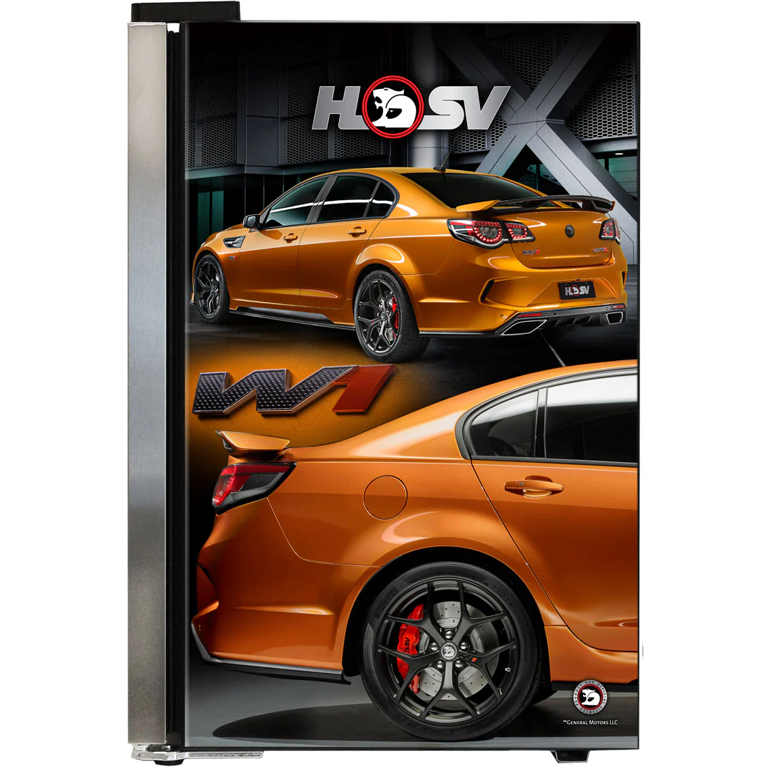 HSV GTSR W1 branded bar fridge, Great gift idea! Add You Own Number Plate To Door! - Model SC70-SS-GTSR-W1 - Image 4