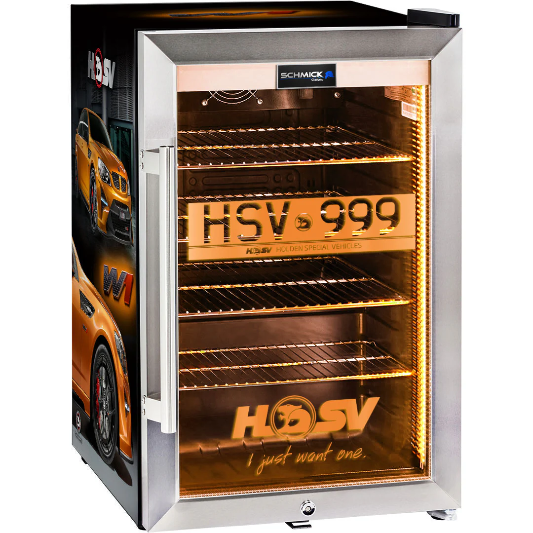 HSV GTSR W1 branded bar fridge, Great gift idea! Add You Own Number Plate To Door! - Model SC70-SS-GTSR-W1 - Image 6