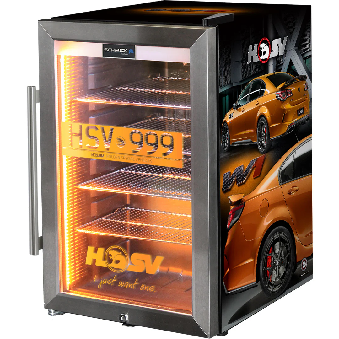 HSV GTSR W1 branded bar fridge, Great gift idea! Add You Own Number Plate To Door! - Model SC70-SS-GTSR-W1 - Image 7