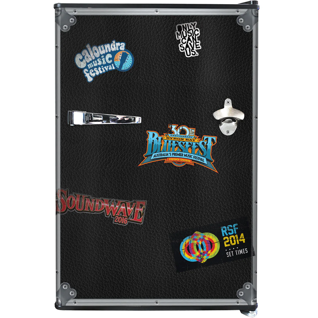 Music Roadie Case Retro Mini Bar Fridge 70 Litre Schmick Brand With Opener - Mode BC70B-ROADIE-AUS - Image 8