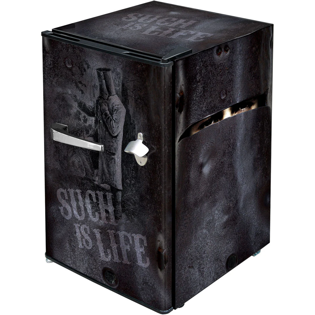 Ned Kelly Retro Mini Bar Fridge 70 Litre Schmick Brand With Opener - Model BC70B-NED - Image 12