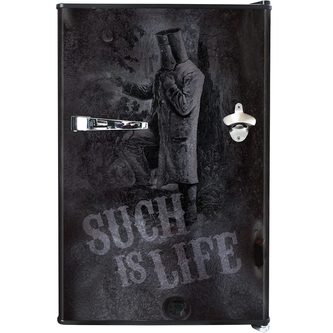 Ned Kelly Retro Mini Bar Fridge 70 Litre Schmick Brand With Opener - Model BC70B-NED - Image 7