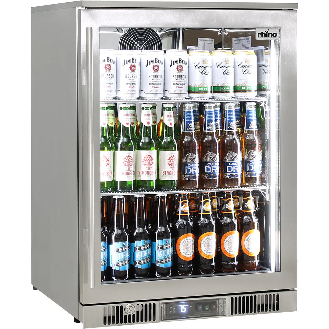 Outdoor Rhino ENVY 1 Door Bar Fridge Coldest Beer 43ºC+ Best Alfresco 316 Stainless Quiet With No Condensation - Model ENV1R-SS - Image 5