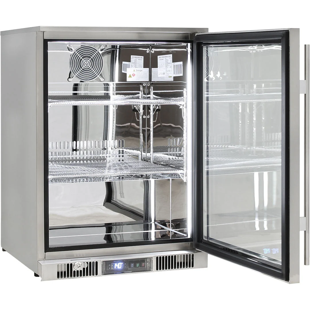 Outdoor Rhino ENVY 1 Door Bar Fridge Coldest Beer 43ºC+ Best Alfresco 316 Stainless Quiet With No Condensation - Model ENV1R-SS - Image 6