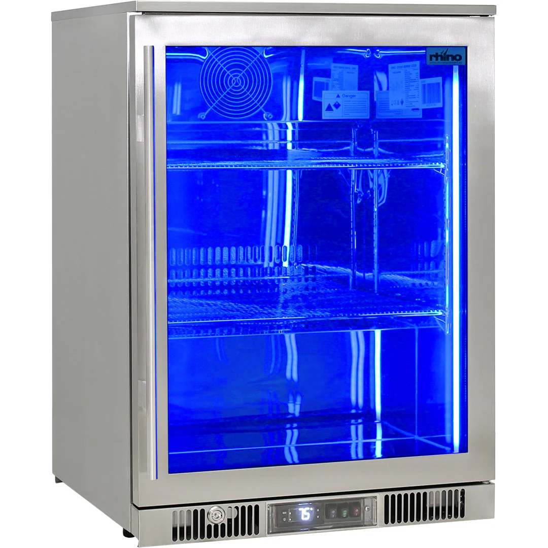 Outdoor Rhino ENVY 1 Door Bar Fridge Coldest Beer 43ºC+ Best Alfresco 316 Stainless Quiet With No Condensation - Model ENV1R-SS - Image 8