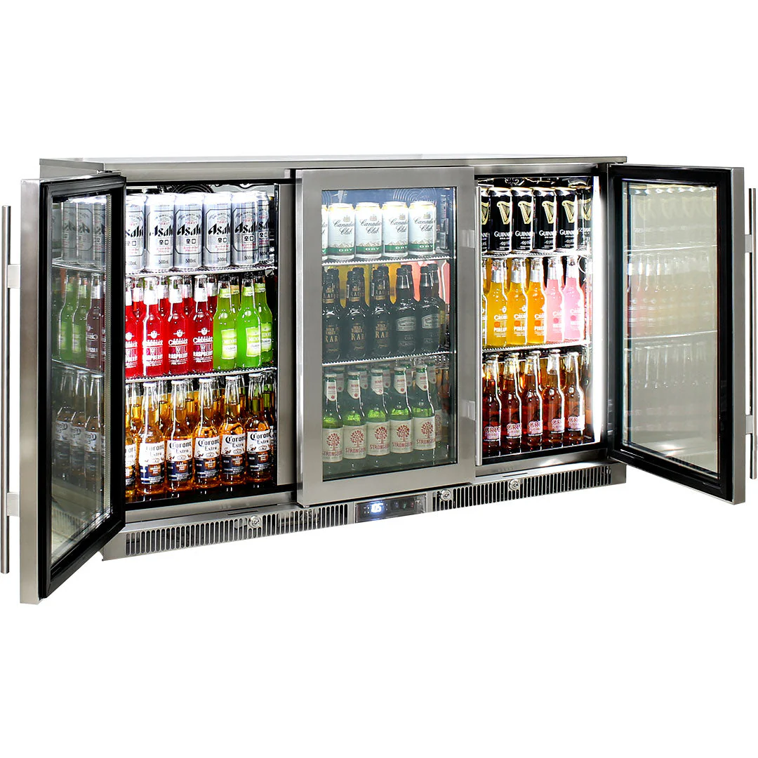 Outdoor Rhino ENVY 3 Door Bar Fridge Coldest Beer 43ºC+ Best Alfresco 316 Marine Grade Stainless Quiet With No Condensation - Model ENV3H-SS - Image 10