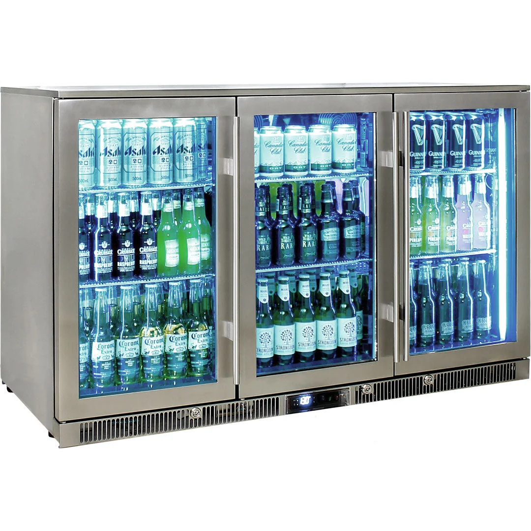 Outdoor Rhino ENVY 3 Door Bar Fridge Coldest Beer 43ºC+ Best Alfresco 316 Marine Grade Stainless Quiet With No Condensation - Model ENV3H-SS - Image 11