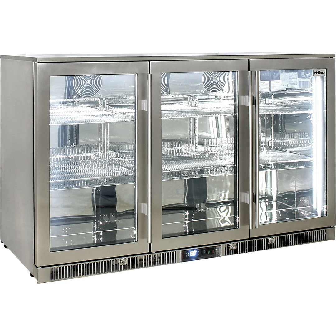 Outdoor Rhino ENVY 3 Door Bar Fridge Coldest Beer 43ºC+ Best Alfresco 316 Marine Grade Stainless Quiet With No Condensation - Model ENV3H-SS - Image 12