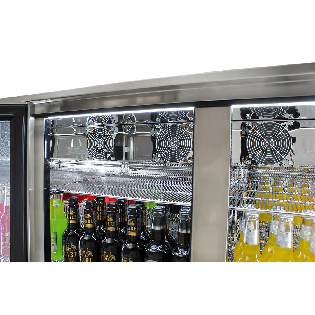 Outdoor Rhino ENVY 3 Door Bar Fridge Coldest Beer 43ºC+ Best Alfresco 316 Marine Grade Stainless Quiet With No Condensation - Model ENV3H-SS - Image 13