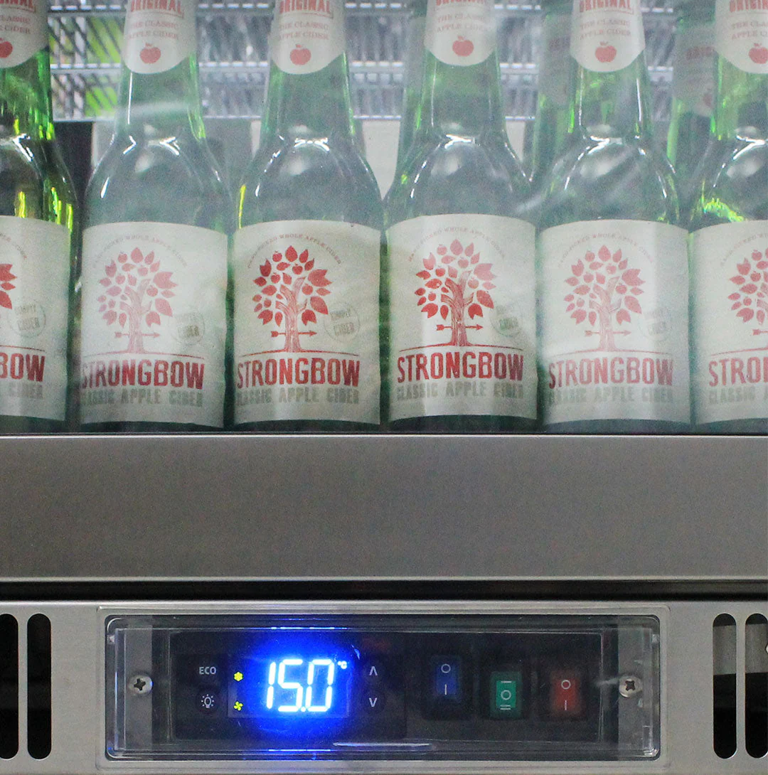 Outdoor Rhino ENVY 3 Door Bar Fridge Coldest Beer 43ºC+ Best Alfresco 316 Marine Grade Stainless Quiet With No Condensation - Model ENV3H-SS - Image 4