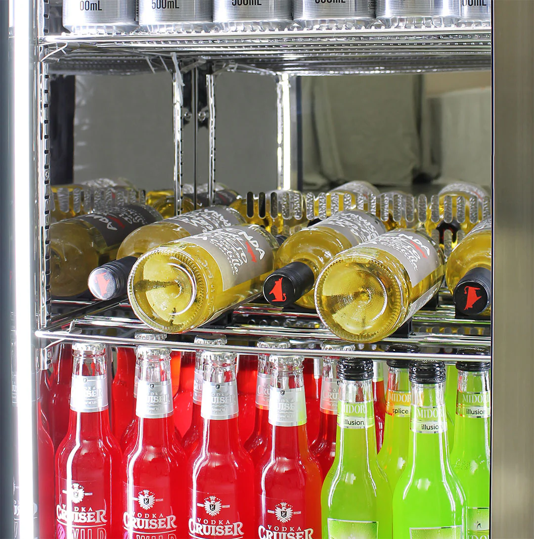 Outdoor Rhino ENVY 3 Door Bar Fridge Coldest Beer 43ºC+ Best Alfresco 316 Marine Grade Stainless Quiet With No Condensation - Model ENV3H-SS - Image 7