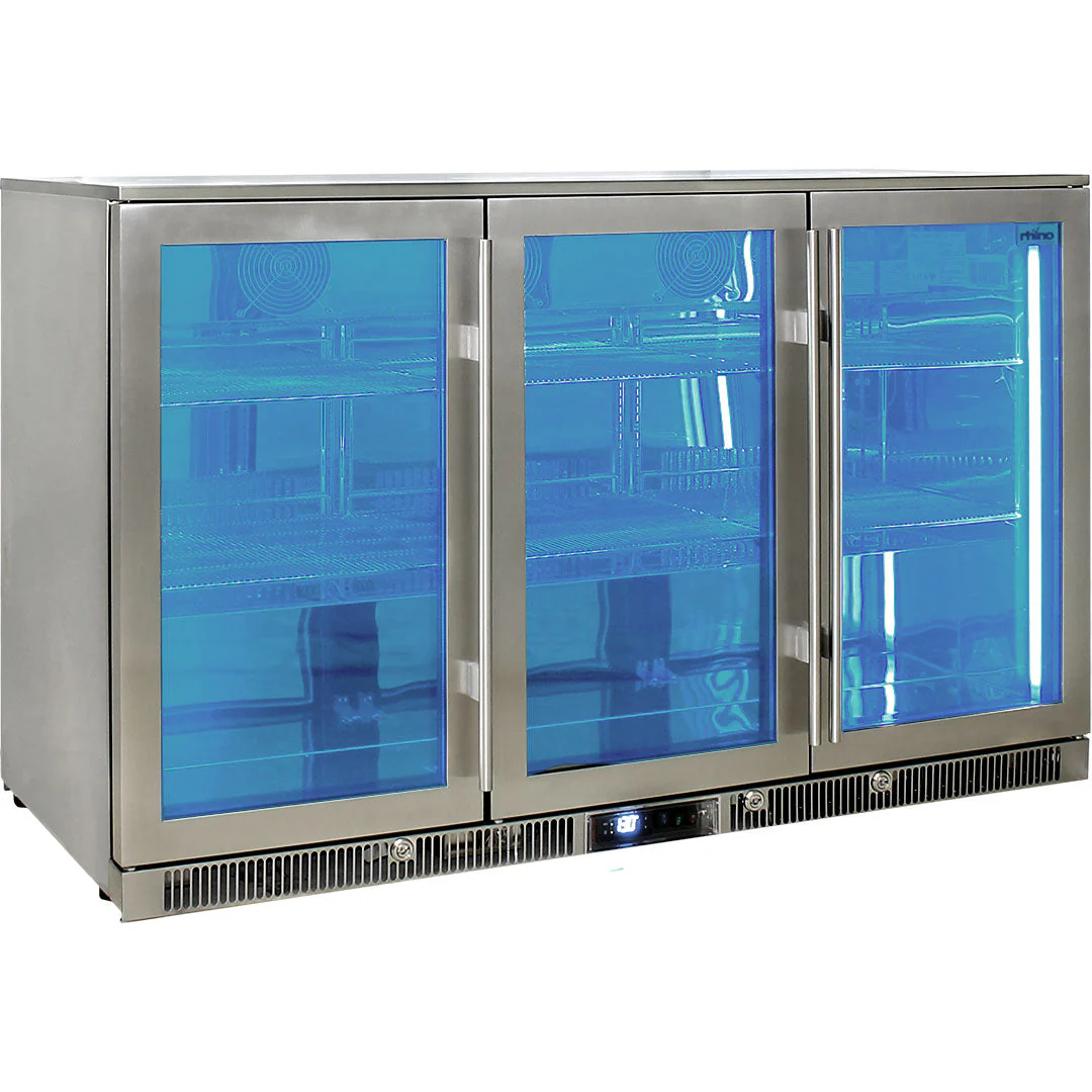 Outdoor Rhino ENVY 3 Door Bar Fridge Coldest Beer 43ºC+ Best Alfresco 316 Marine Grade Stainless Quiet With No Condensation - Model ENV3H-SS - Image 8