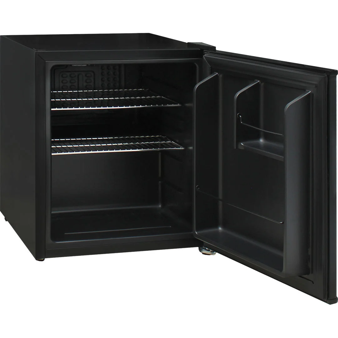 Retro Black Small Vintage Mini Bar Fridge 46 Litre Schmick Brand With Opener - Model HUS-BC46B-RET - Image 3