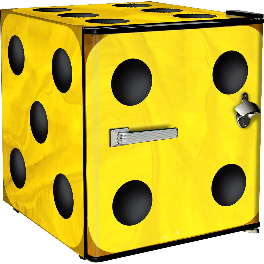 Retro Dice Design Mini Bar Fridge - A Great Gift Idea - ModelBC46B-DICE - Image 10