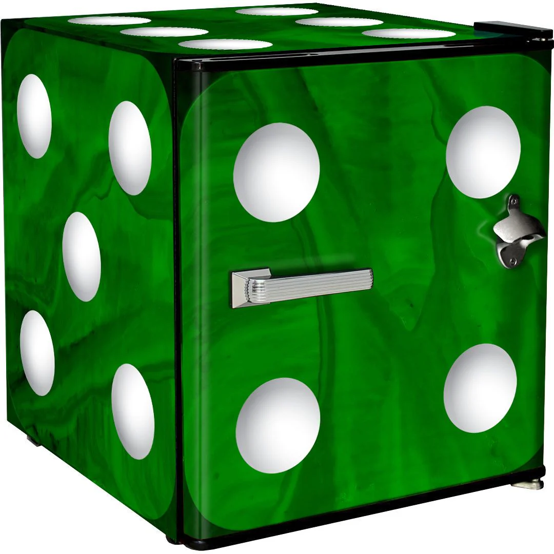 Retro Dice Design Mini Bar Fridge - A Great Gift Idea - ModelBC46B-DICE - Image 11