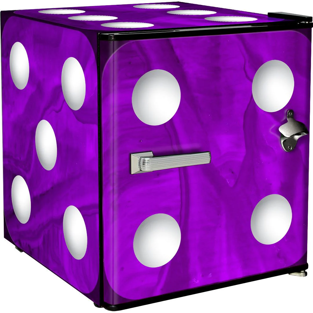 Retro Dice Design Mini Bar Fridge - A Great Gift Idea - ModelBC46B-DICE - Image 12