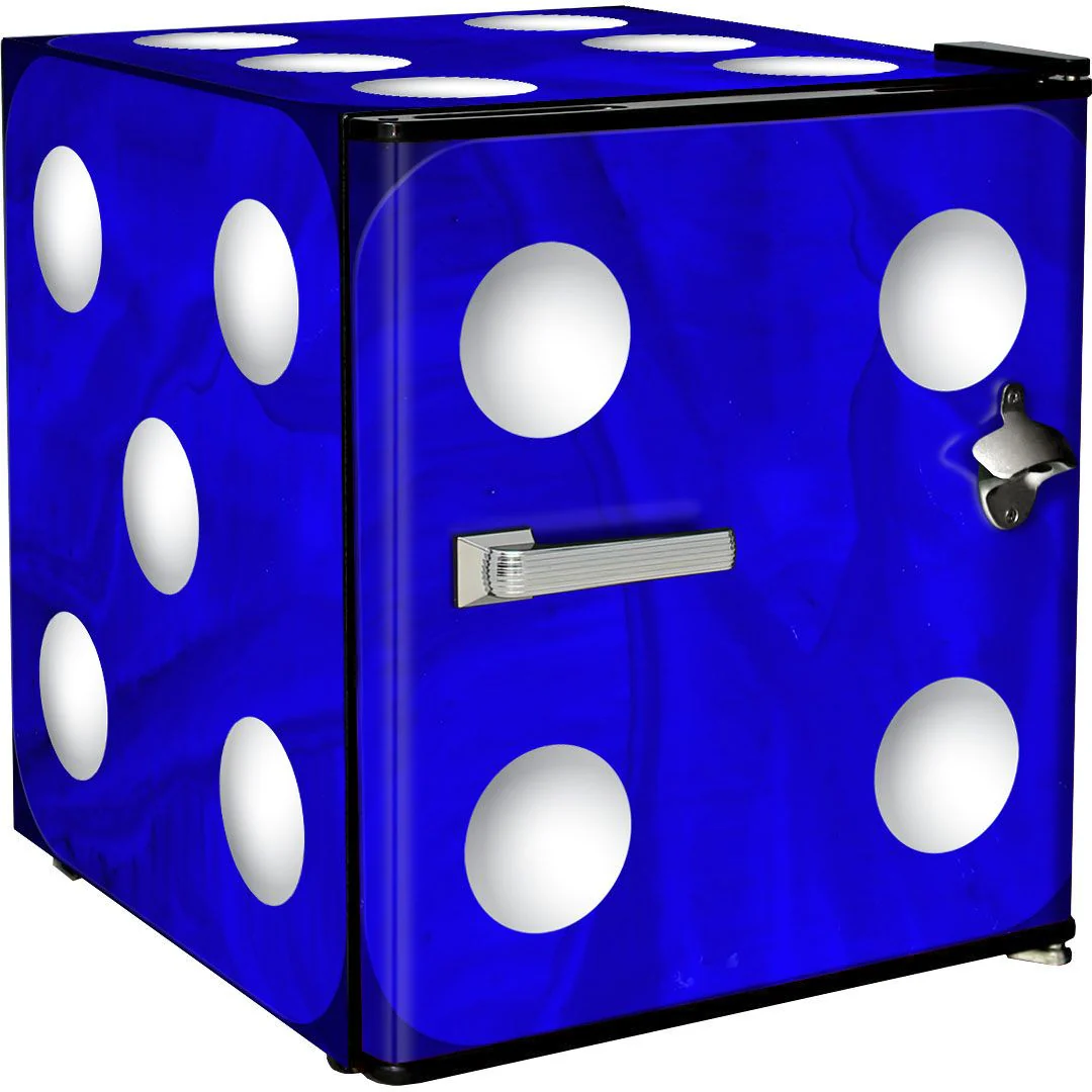 Retro Dice Design Mini Bar Fridge - A Great Gift Idea - ModelBC46B-DICE - Image 9