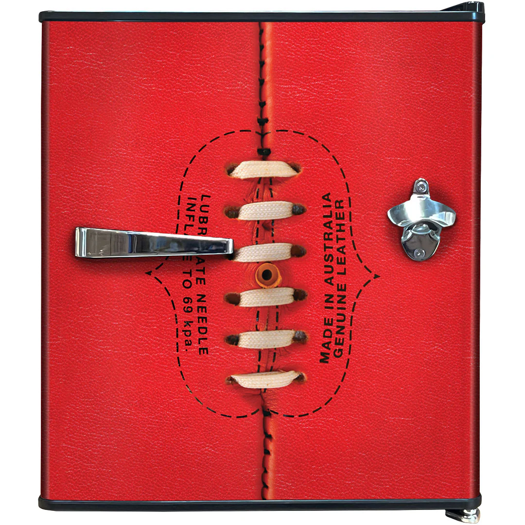 Retro Footy Design Vintage Mini Bar Fridge With Opener - Add Your Own Name - Model BC46B-FOOTY - Image 8