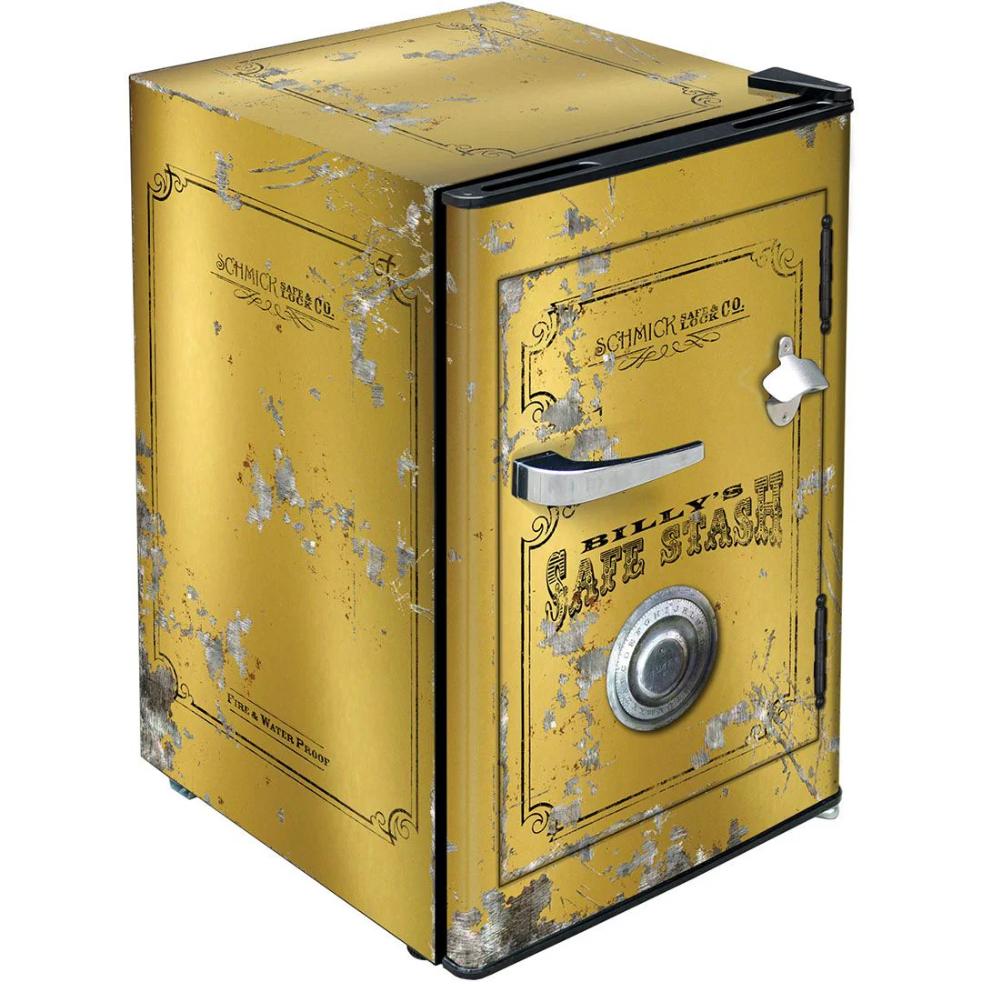 Retro Safe Design Mini Bar Fridge 70 Litre Schmick Brand With Opener - Model BC70B-SAFE - Image 11
