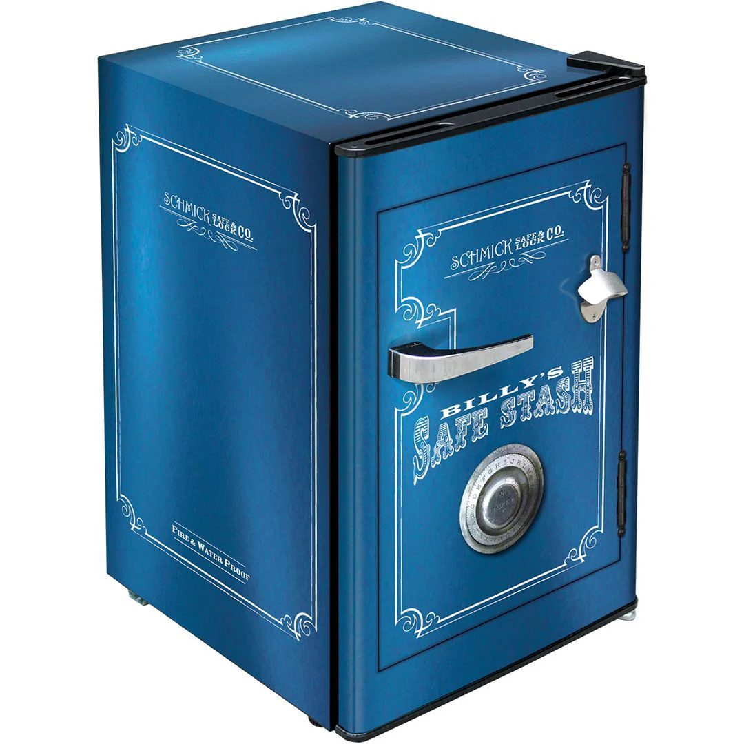 Retro Safe Design Mini Bar Fridge 70 Litre Schmick Brand With Opener - Model BC70B-SAFE - Image 9
