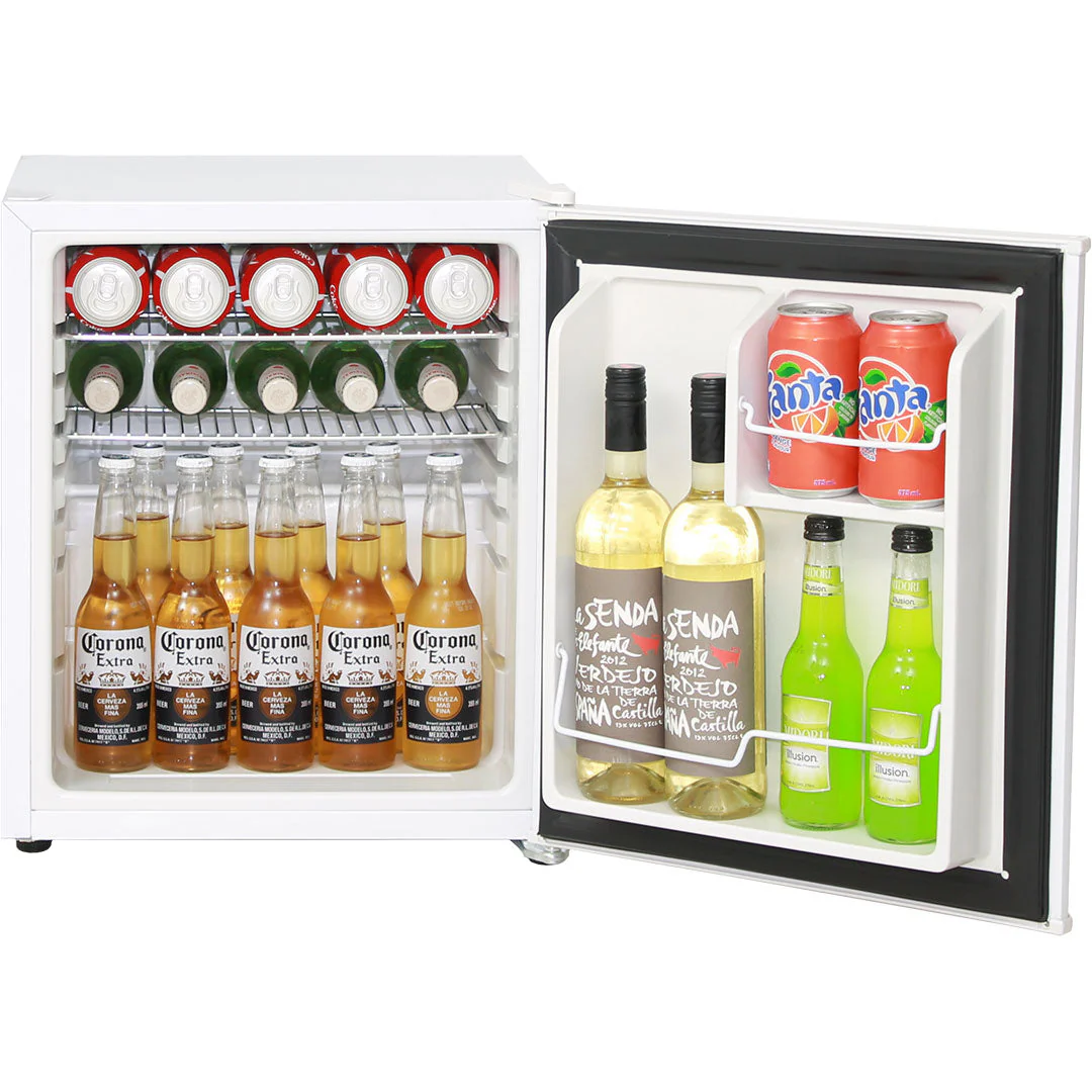 Retro White Vintage Mini Bar Fridge 46 Litre Schmick Brand With Opener - Model HUS-BC46W-RET - Image 4