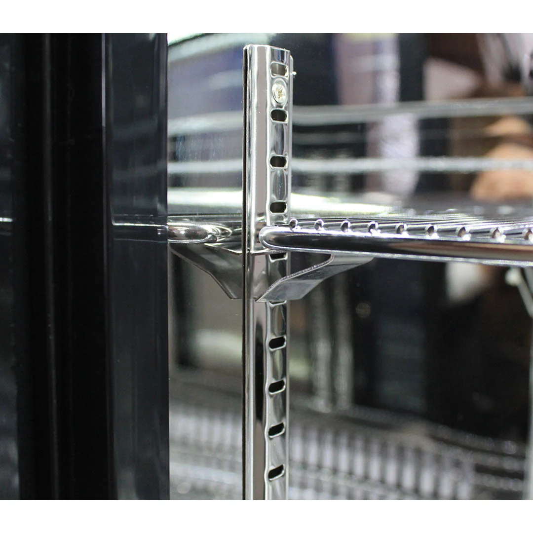 Rhino Black Commercial Glass Door Quiet Running Bar Fridge With Energy Efficient Parts And Operation - Model SG1R-B - Image 6