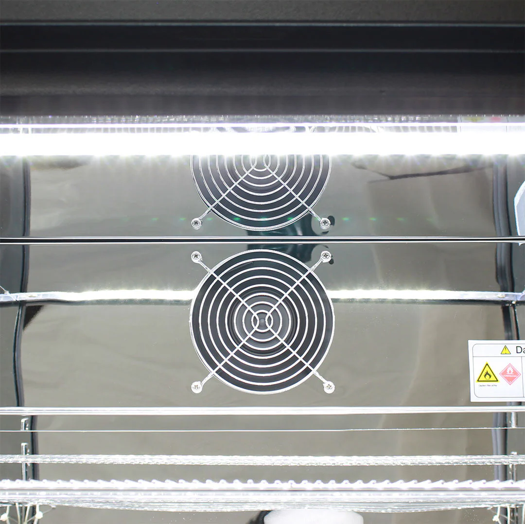 Rhino Black Commercial Glass Door Quiet Running Bar Fridge With Energy Efficient Parts And Operation - Model SG1R-B - Image 9