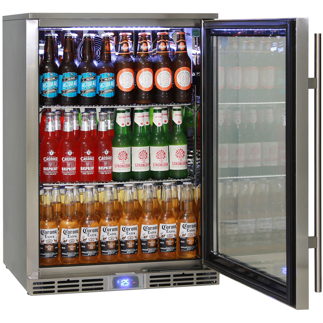 Rhino Glass Door 129L Alfresco Bar Fridge with LOW E Glass - Model GSP1H-840-SS - Image 6