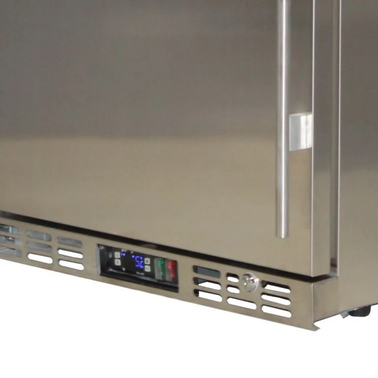Rhino Stainless Steel Quiet Running 1 Door Solid Stainless Bar Fridge Left Hinged - Model SG1L-SD - Image 3