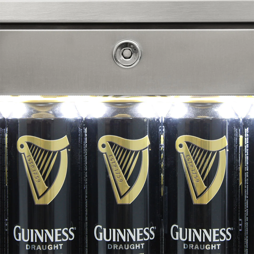Rhino Stainless Steel 1 Heated Glass Door Quiet Running Bar Fridge With Brand Parts And Low Energy Consumption - Model SG1R-HD - Image 3
