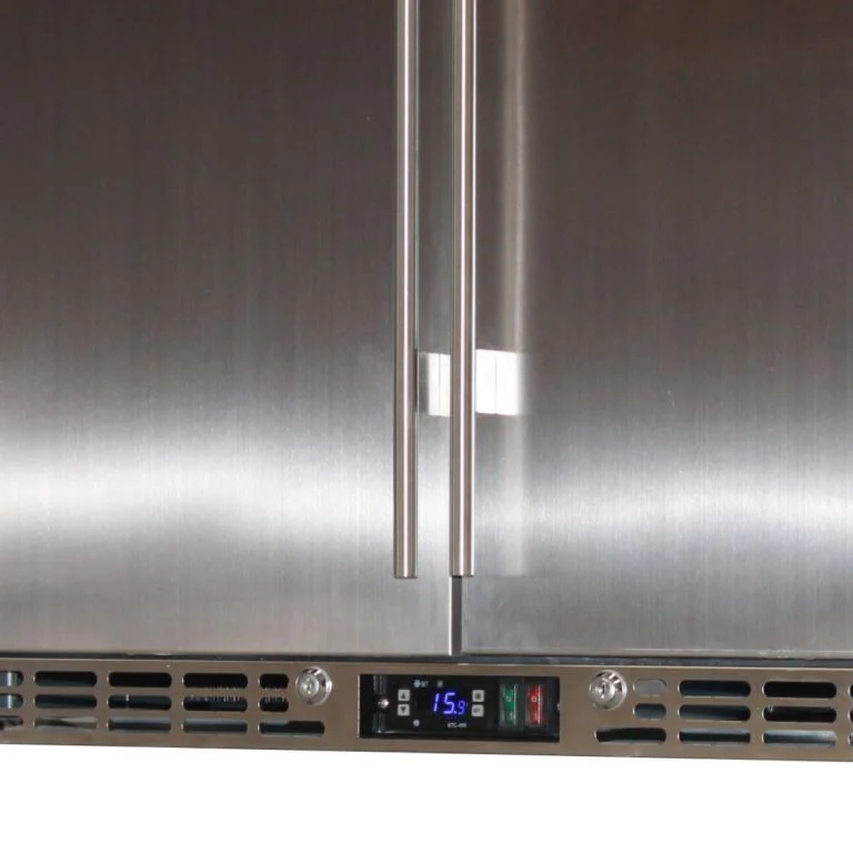 Rhino Stainless Steel 2 Door All Stainless Steel Bar Fridge - Model SG2H-SD - Image 5