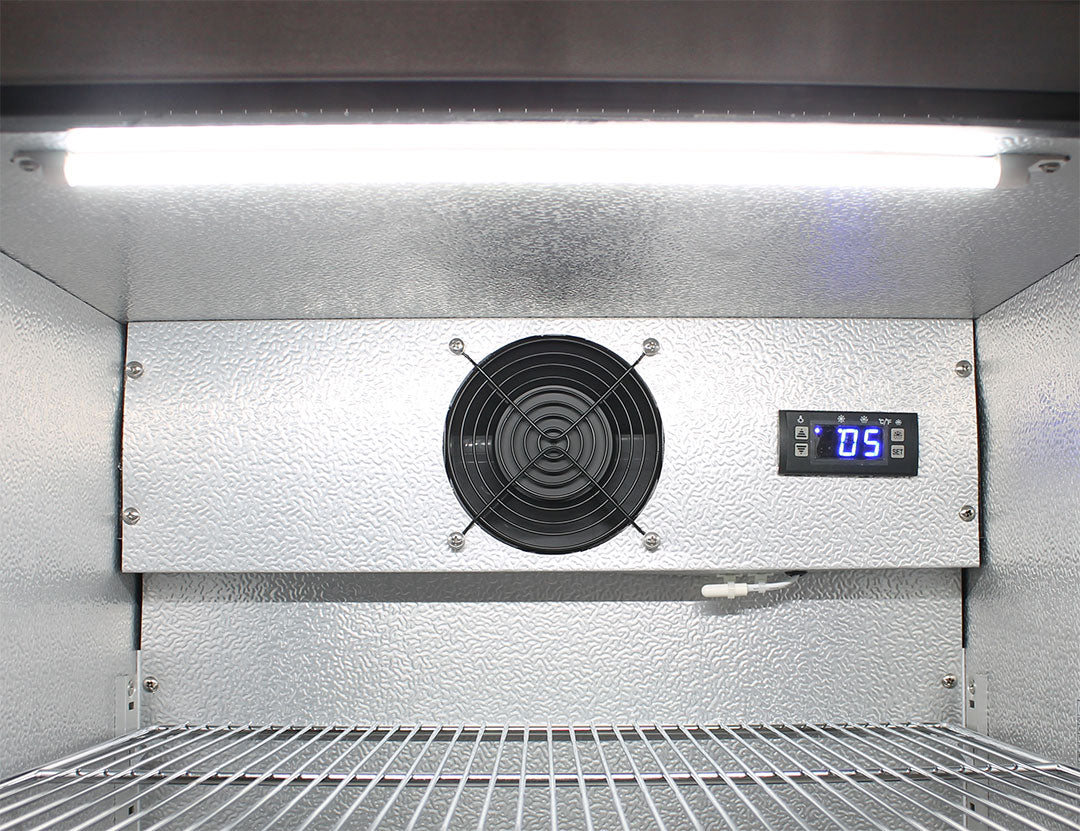 Schmick 304 Stainless Steel Bar Fridge Tropical Rated With Heated Glass and Triple Glazing - Model SK118L-SS - Image 11
