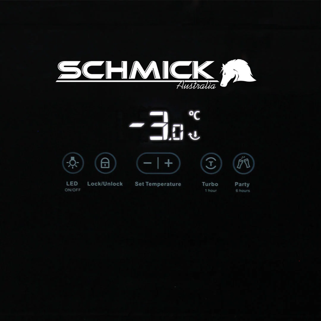 Schmick Alfresco Under Zero Australia's Coldest Beer Party Fridge With Blast Chill Mode - Model HUS-EX108 - Image 5