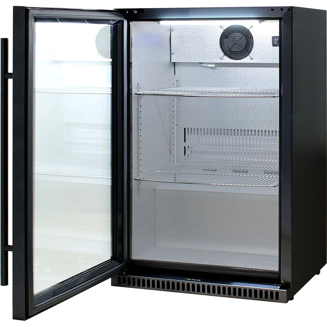 Schmick Black Bar Fridge Tropical Rated With Heated Glass and Triple Glazing 1 Door - Model SK118L-B - Image 11