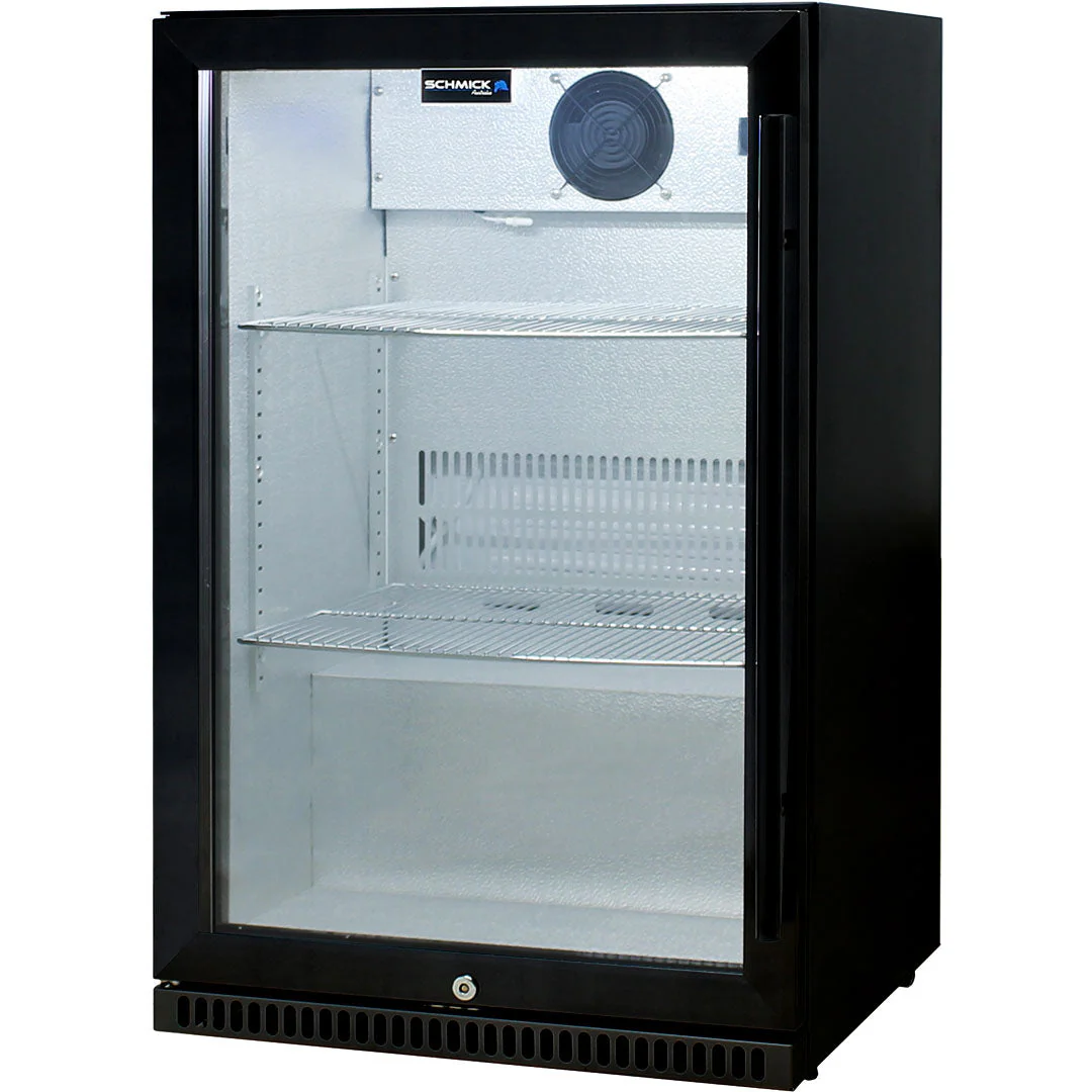 Schmick Black Bar Fridge Tropical Rated With Heated Glass and Triple Glazing 1 Door - Model SK118L-B - Image 12
