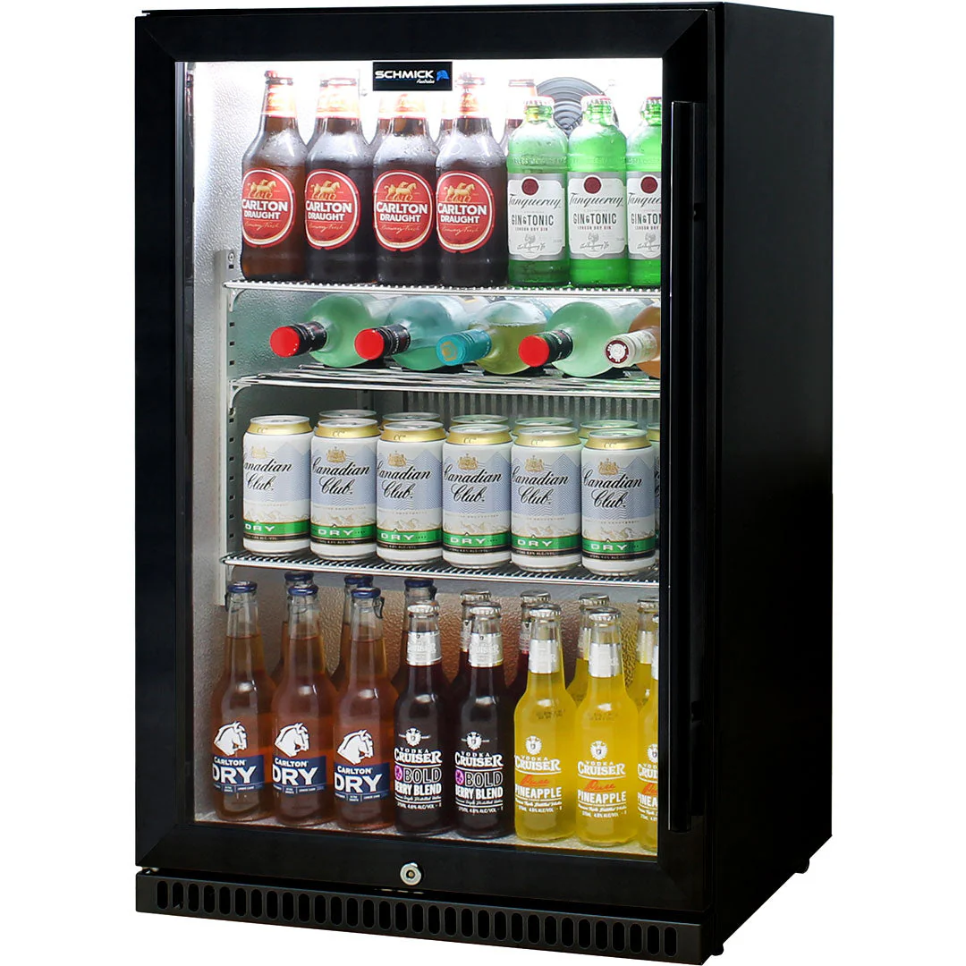 Schmick Black Bar Fridge Tropical Rated With Heated Glass and Triple Glazing 1 Door - Model SK118L-B - Image 7