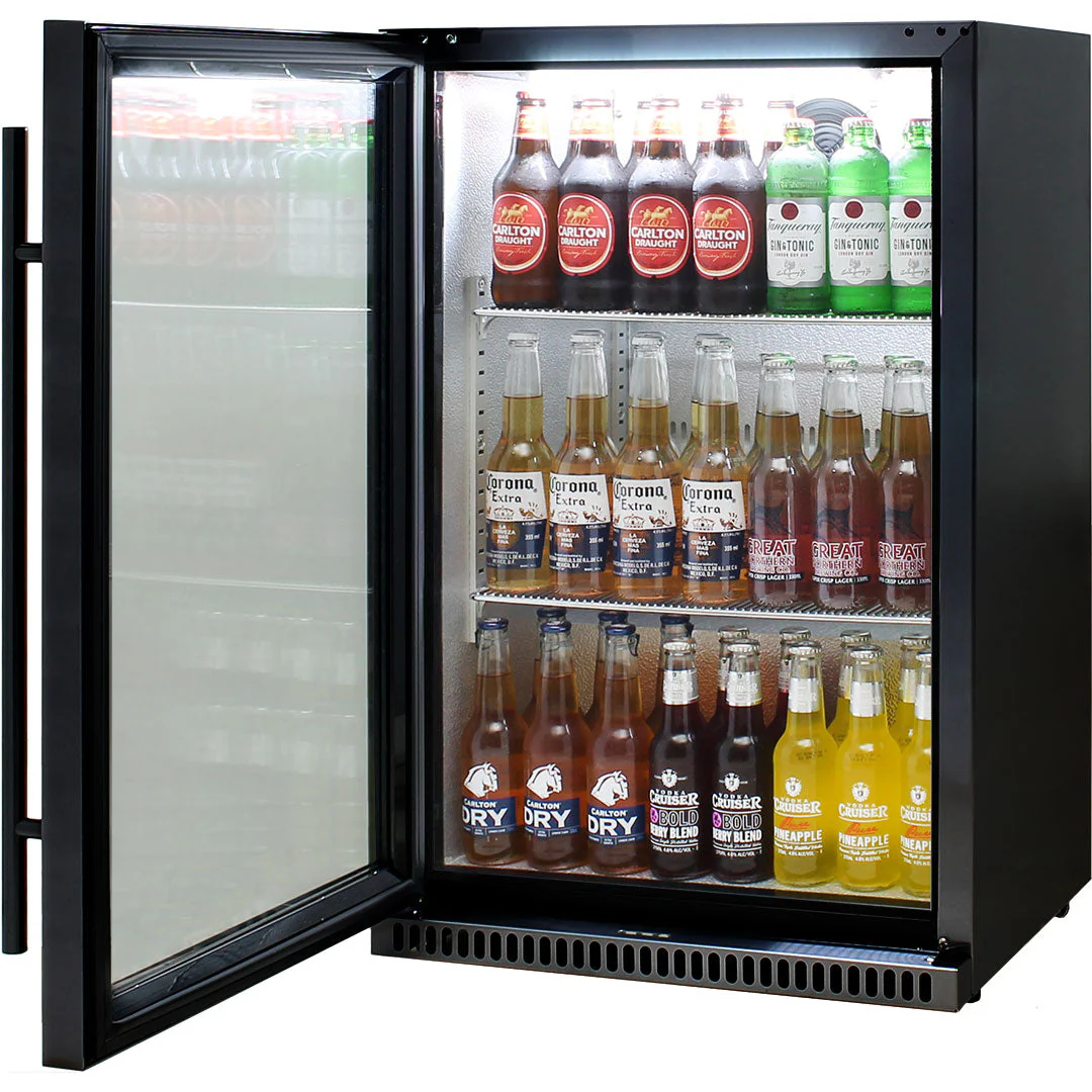 Schmick Black Bar Fridge Tropical Rated With Heated Glass and Triple Glazing 1 Door - Model SK118L-B - Image 8