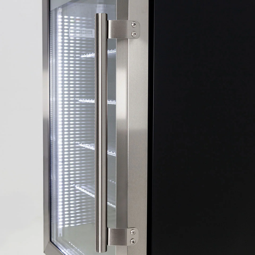 AAA Schmick Outdoor Triple Glazed Alfresco Bar Fridge With Led Strip Lights, Lock and LOW E Glass, indoor use also perfect! - Model HUS-SC88L-SS - Image 4